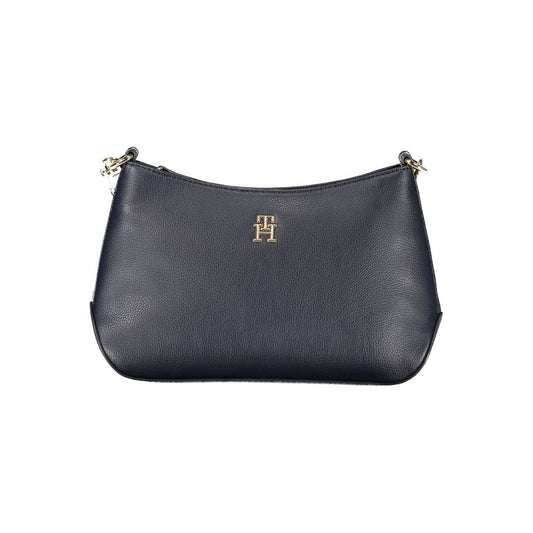 Tommy Hilfiger – Blaue Polyester-Handtasche