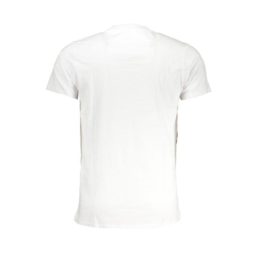 Weißes Baumwoll-T-Shirt der Cavalli Class