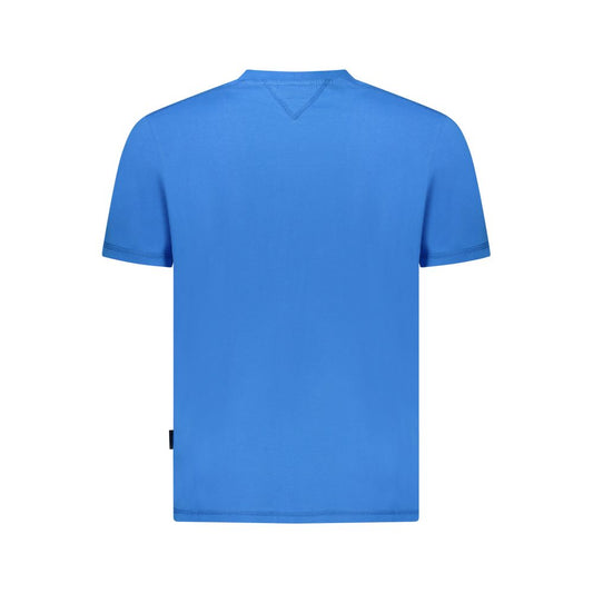 Napapijri Blue Cotton Men T-Shirt