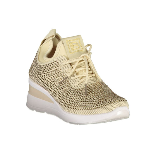 Laura Biagiotti Beige Polyester Damen Sneaker