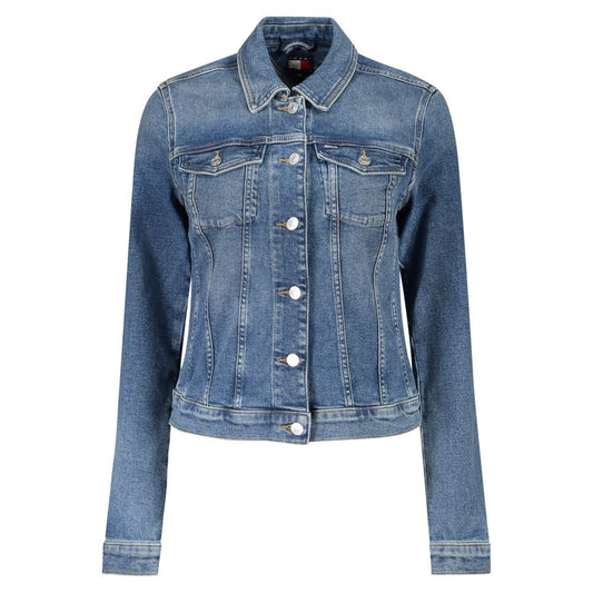 Tommy Hilfiger – Blaue Baumwolljacke für Damen