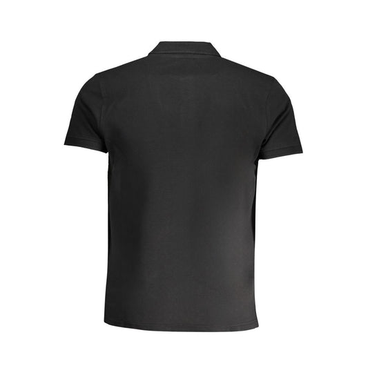 Schwarzes Poloshirt aus Baumwolle von Cavalli Class
