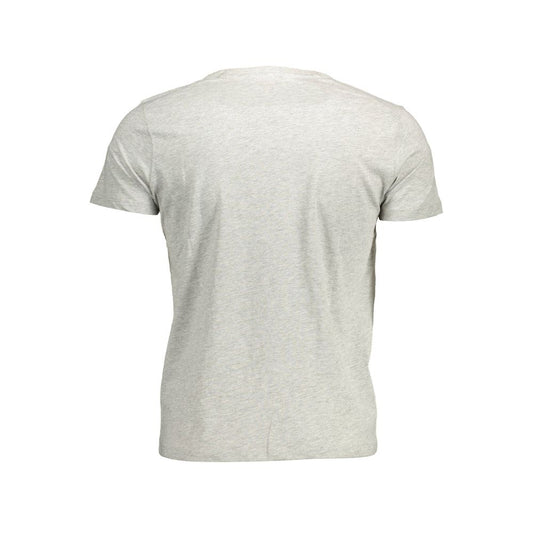 US POLO ASSN. Braunes Herren-T-Shirt aus Baumwolle