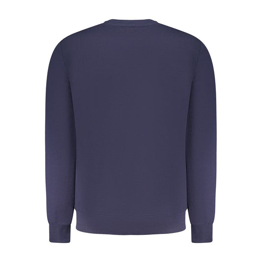 North Sails Blue Cotton Men Sweatshirt