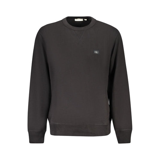 Calvin Klein Herrenpullover aus schwarzer Baumwolle