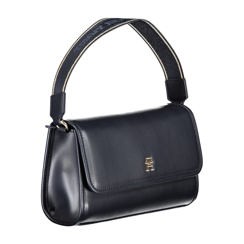 Tommy Hilfiger – Blaue Polyethylen-Handtasche