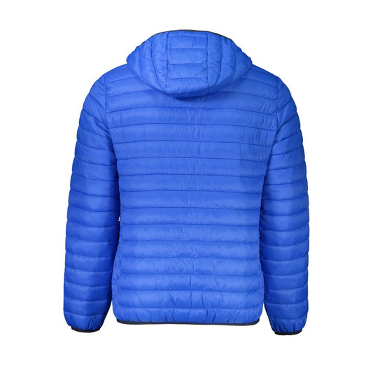 Cavalli Class Blaue Polyamid-Herrenjacke