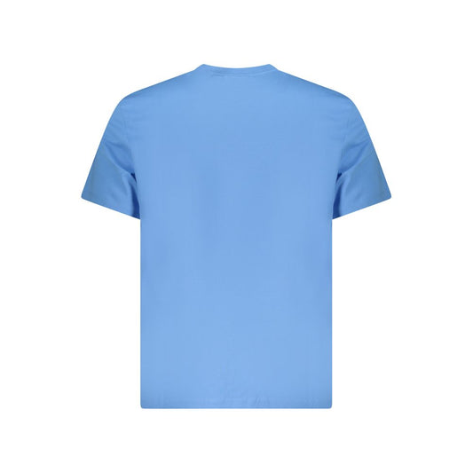 Calvin Klein Hellblaues Herren-T-Shirt aus Baumwolle