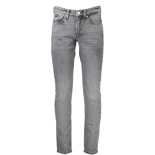 Calvin Klein Graue Baumwolljeans für Herren