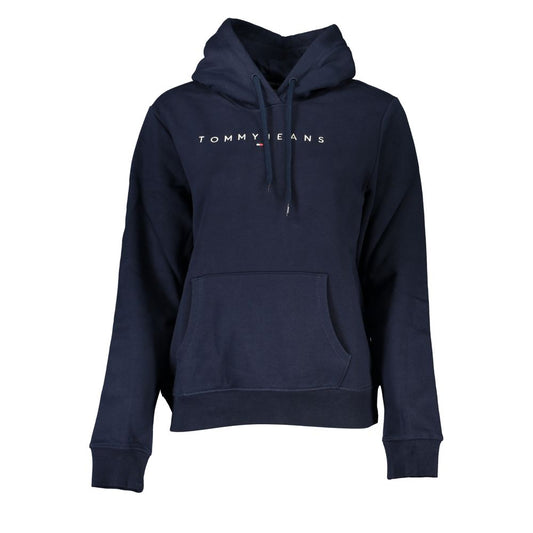 Tommy Hilfiger – Blaues Sweatshirt aus Bio-Baumwolle für Damen
