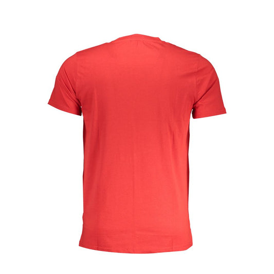 Rotes Baumwoll-T-Shirt der Cavalli-Klasse