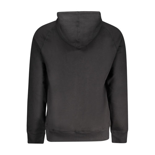 Timberland – Schwarzer Herrenpullover aus Baumwolle mit Mitteltaschen und Reißverschluss