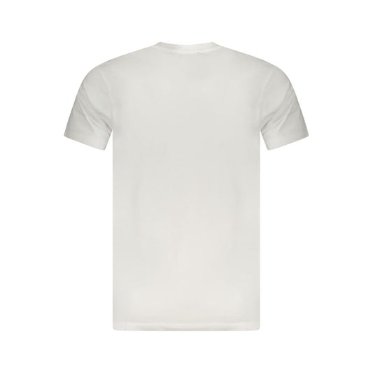 Cavalli Class Weißes Herren-T-Shirt aus Baumwolle