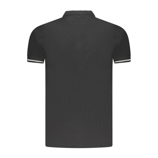 Cavalli Class Poloshirt aus schwarzer Baumwolle für Herren