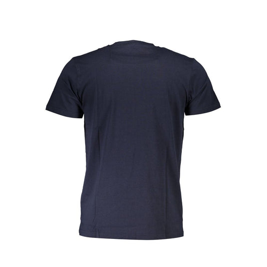 Cavalli Class Herren-T-Shirt aus blauer Baumwolle