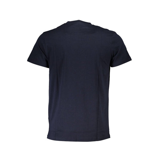 Cavalli Class Herren-T-Shirt aus blauer Baumwolle