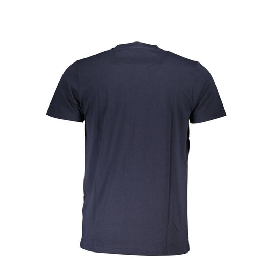 Cavalli Class Herren-T-Shirt aus blauer Baumwolle