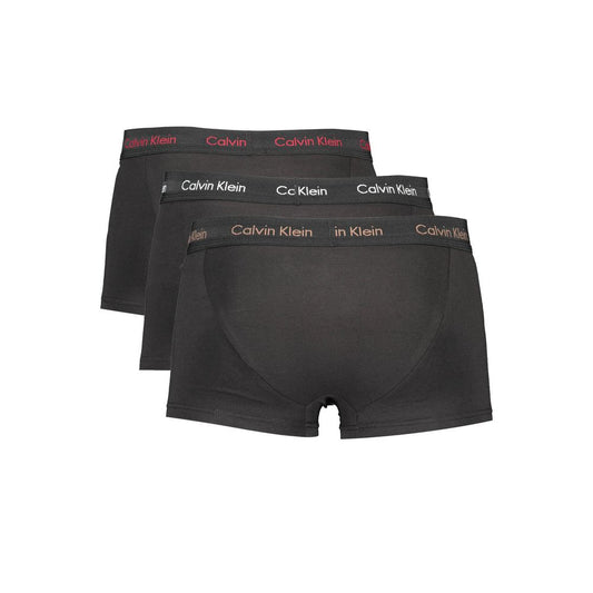 Calvin Klein Herren-Boxershorts aus schwarzer Baumwolle