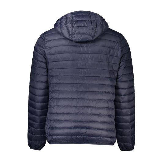 Cavalli Class Blaue Polyamid-Herrenjacke