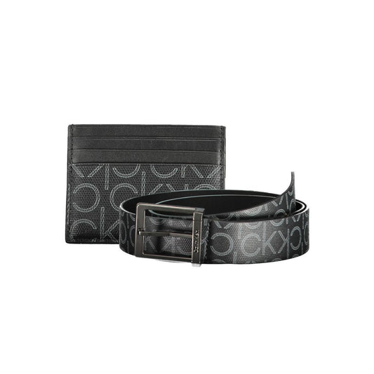 Calvin Klein – Schwarze Herren-Geldbörse aus Polyethylen