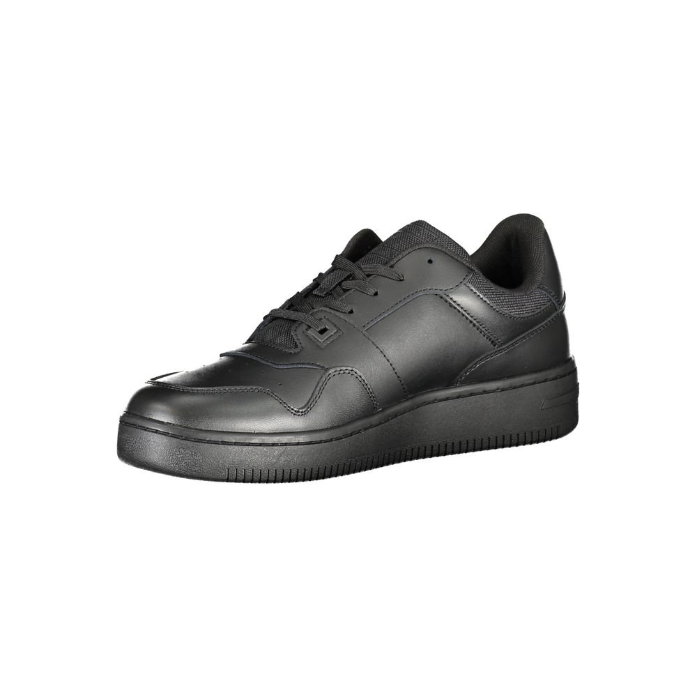 Tommy Hilfiger – Schwarze Polyester-Sneaker