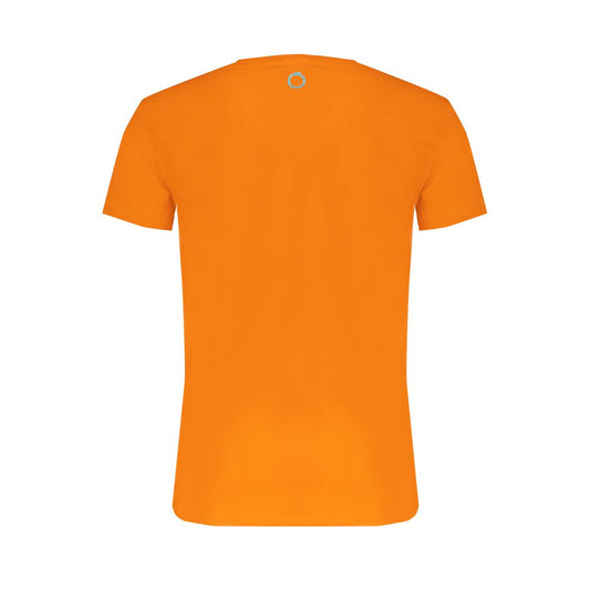 Orangefarbenes Baumwoll-T-Shirt von Trussardi