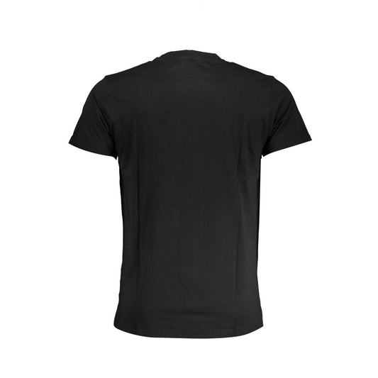 Schwarzes Baumwoll-T-Shirt der Cavalli Class