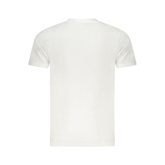 Cavalli Class Weißes Herren-T-Shirt aus Baumwolle