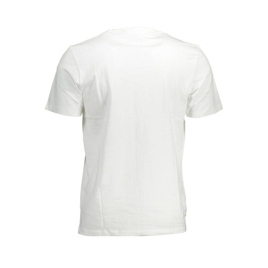 Timberland – Weißes Baumwoll-T-Shirt für Herren
