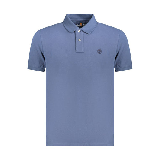 Blaues Poloshirt aus Baumwolle von Timberland