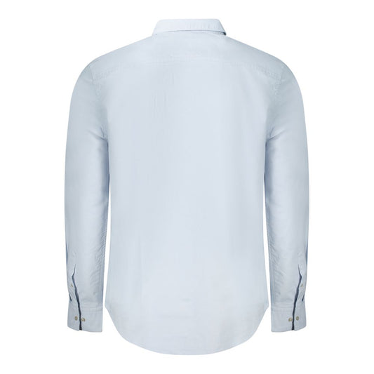 Calvin Klein Hellblaues Baumwollhemd für Herren