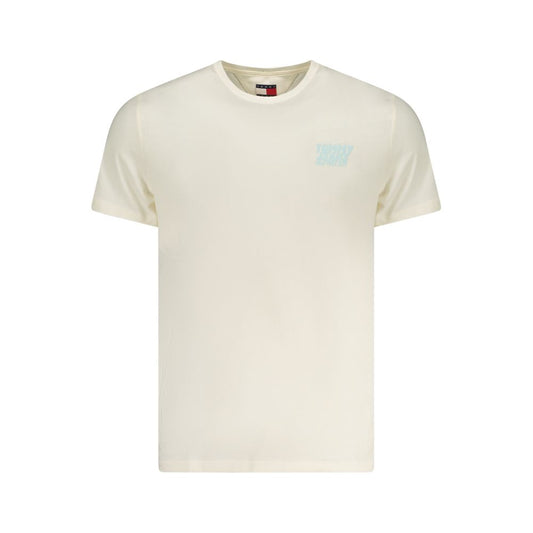 Tommy Hilfiger Beiges Baumwoll-T-Shirt für Herren