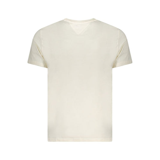 Tommy Hilfiger Beiges Baumwoll-T-Shirt für Herren