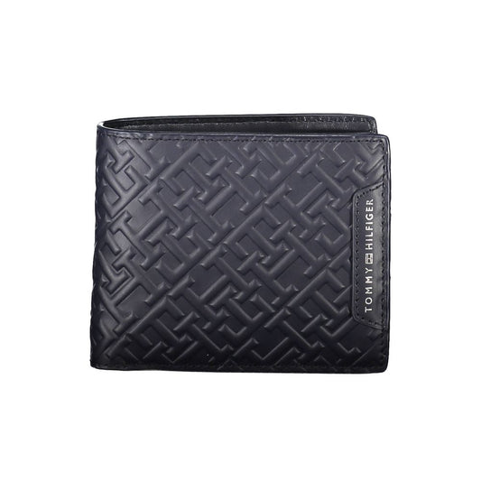 Tommy Hilfiger – Blaue Herren-Geldbörse aus Leder
