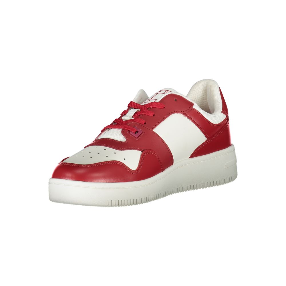 Tommy Hilfiger – Rosa Leder-Sneaker für Herren