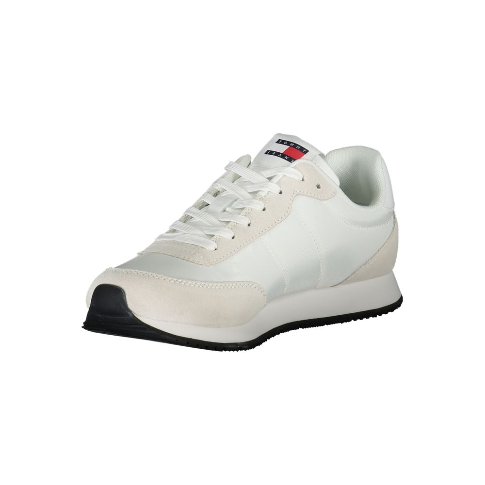 Tommy Hilfiger – Elegante weiße Sneakers mit kontrastierenden Details