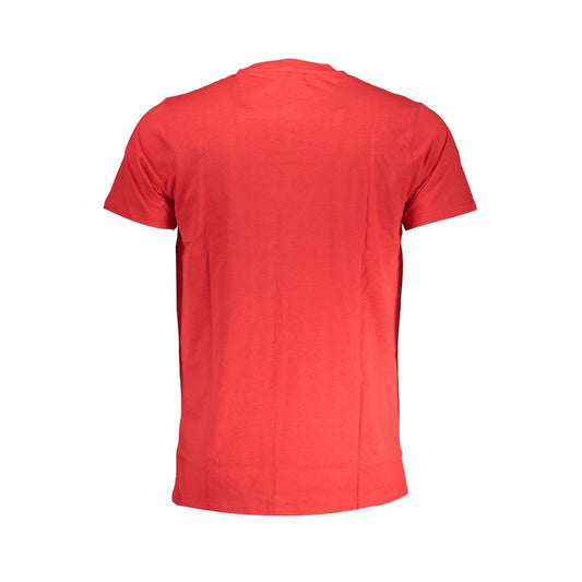 Rotes Baumwoll-T-Shirt der Cavalli-Klasse