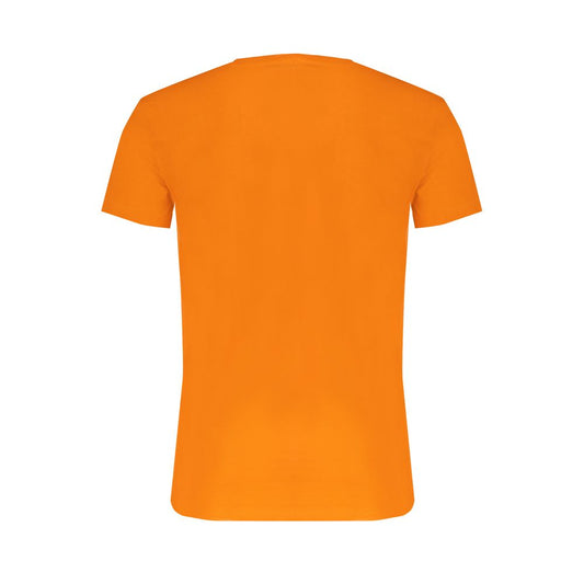 Orangefarbenes Baumwoll-T-Shirt von Trussardi