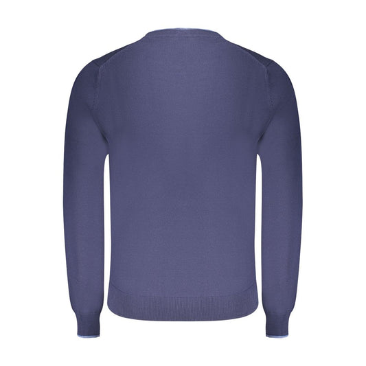 North Sails Blue Cotton Men's Sweater