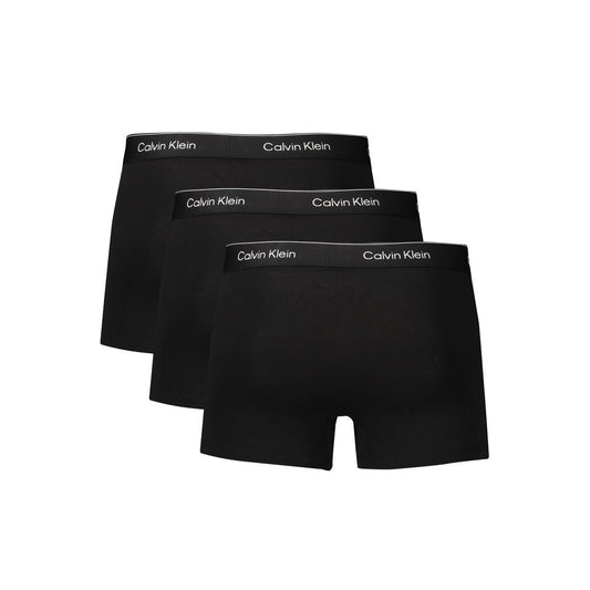 Calvin Klein Herrenunterwäsche aus schwarzer Baumwolle