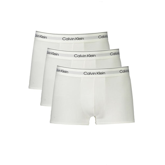 Calvin Klein Herren-Boxershorts aus weißer Baumwolle