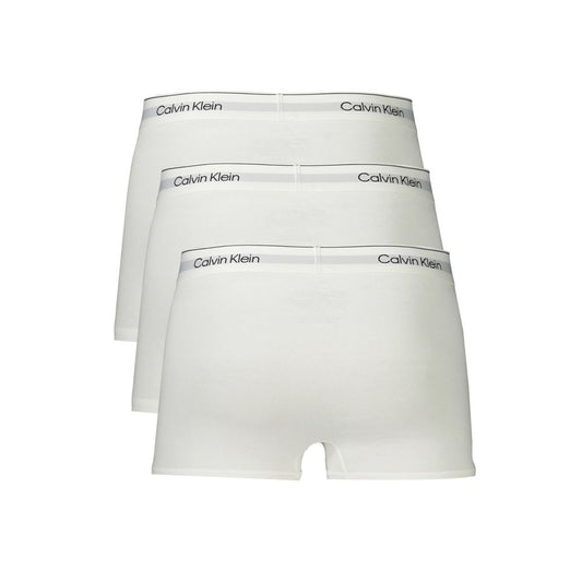 Calvin Klein Herren-Boxershorts aus weißer Baumwolle