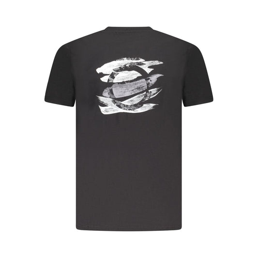 Trussardi Schwarzes Herren-T-Shirt aus Baumwolle