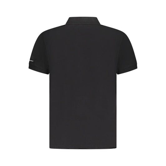 Trussardi Schwarzes Poloshirt aus Baumwolle für Herren