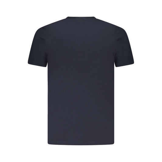 Cavalli Class Herren-T-Shirt aus blauer Baumwolle