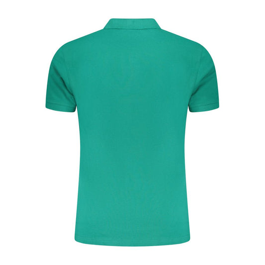 Cavalli Class Grünes Poloshirt aus Baumwolle für Herren