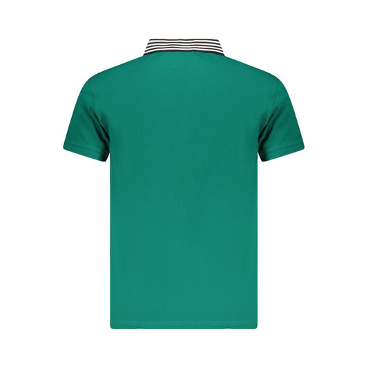 Cavalli Class Grünes Poloshirt aus Baumwolle für Herren