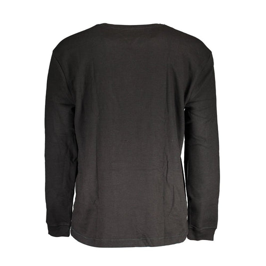 Tommy Hilfiger – Schwarzer Baumwollpullover für Herren