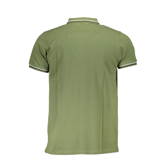 Cavalli Class Grünes Poloshirt aus Baumwolle für Herren