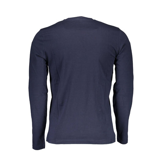 North Sails Blu Cotton Men T-Shirt